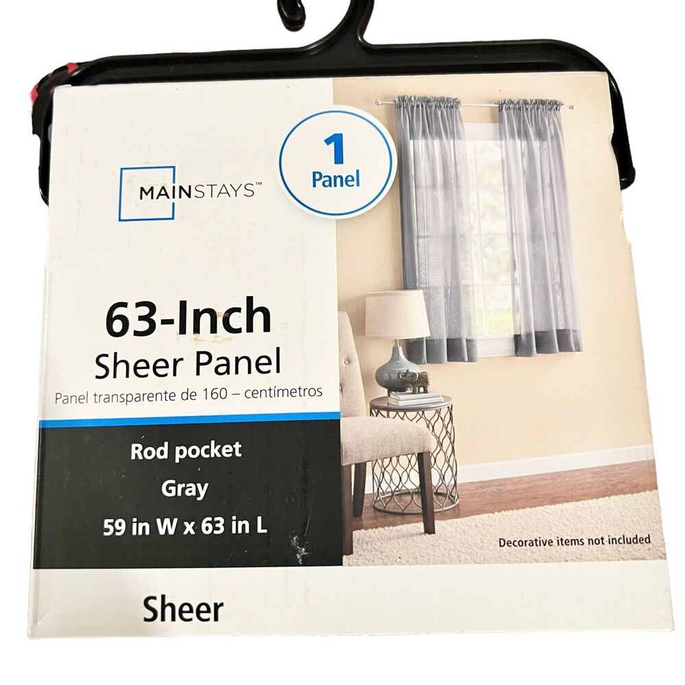 Mainstays Walmart Curtain Panel
